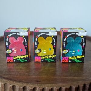 NEW RANDOM NeeDoh JELLY HOPS Scented Glitter Bunny Squishy NEE DOH Easter ( 1 )
